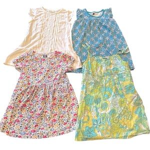 Bundle of 4 Girls Dresses brands: Tucker +Tate, GapKids and Tea Brands s…